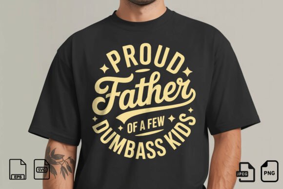 A Graphic Designer's Review of the Proud Father SVG for T-Shirt Marketing