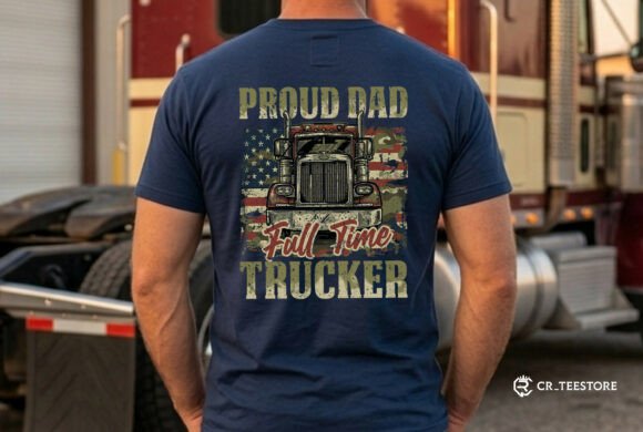 A Trucker Dad Design That Commands Attention