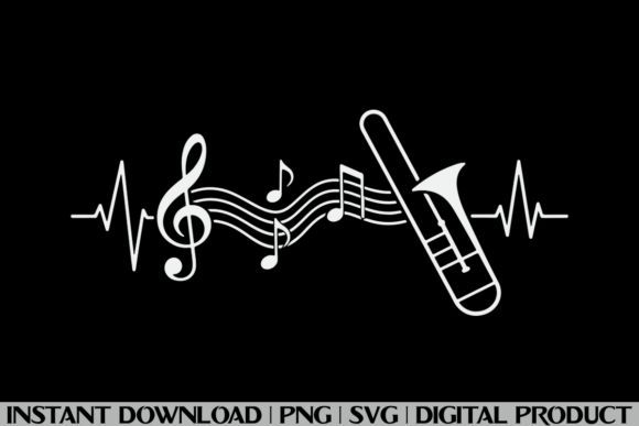 Crafting a Classic Trombone Graphic for T-Shirts & More