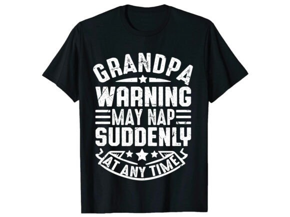 The Grandpa Warning Nap T-Shirt: A Graphic Design Asset for Brand Storytelling